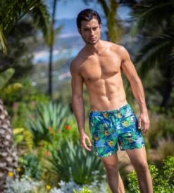 Short De Plage Toucan Pour Homme Navy Print -Calida Soldes Magasin short de plage toucan p0ra navy print 4