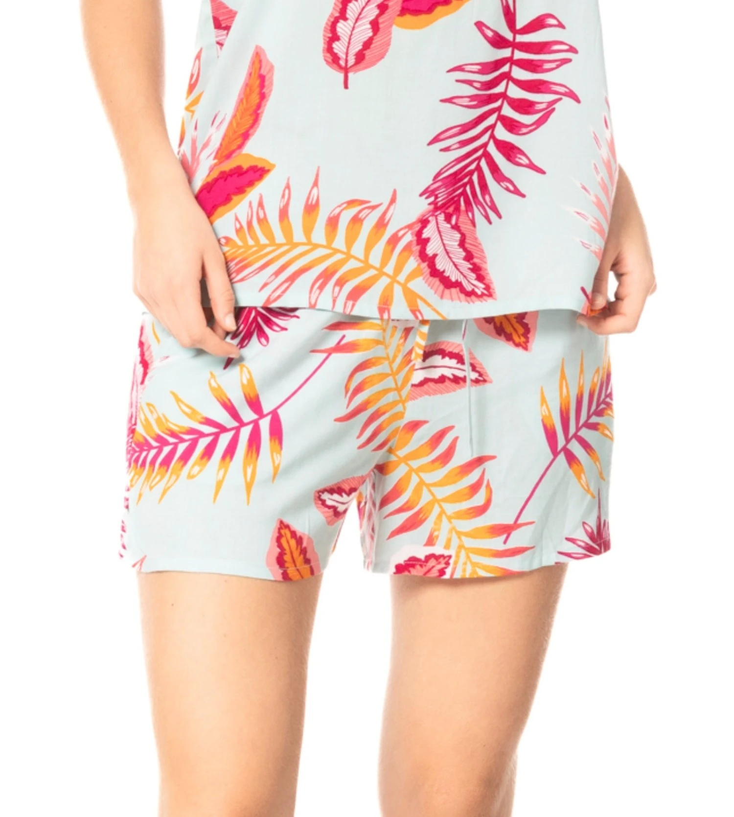 Short Imprimé Pour Femme Bleu Fushia 1 Short Imprimé Pour Femme Bleu Fushia