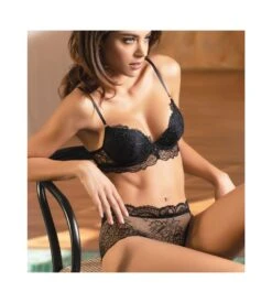 Shorty Bas Sublime En Dentelle Noir -Calida Soldes Magasin shorty bas sublime en dentelle 0005 noir 4
