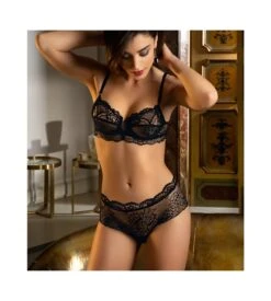Shorty Bas Sublime En Dentelle Noir -Calida Soldes Magasin shorty bas sublime en dentelle 0005 noir 5