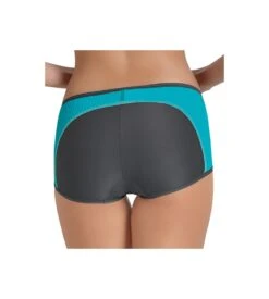 Shorty De Sport Respirant Anita Active Gris Et Turquoise