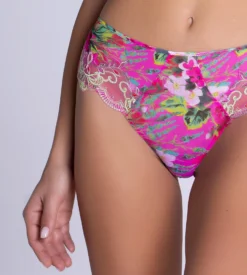 Shorty Envolée De Fleurs Fuchsia