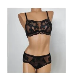 Shorty Glamour Couture Noir -Calida Soldes Magasin shorty glamour couture 0005 noir 4