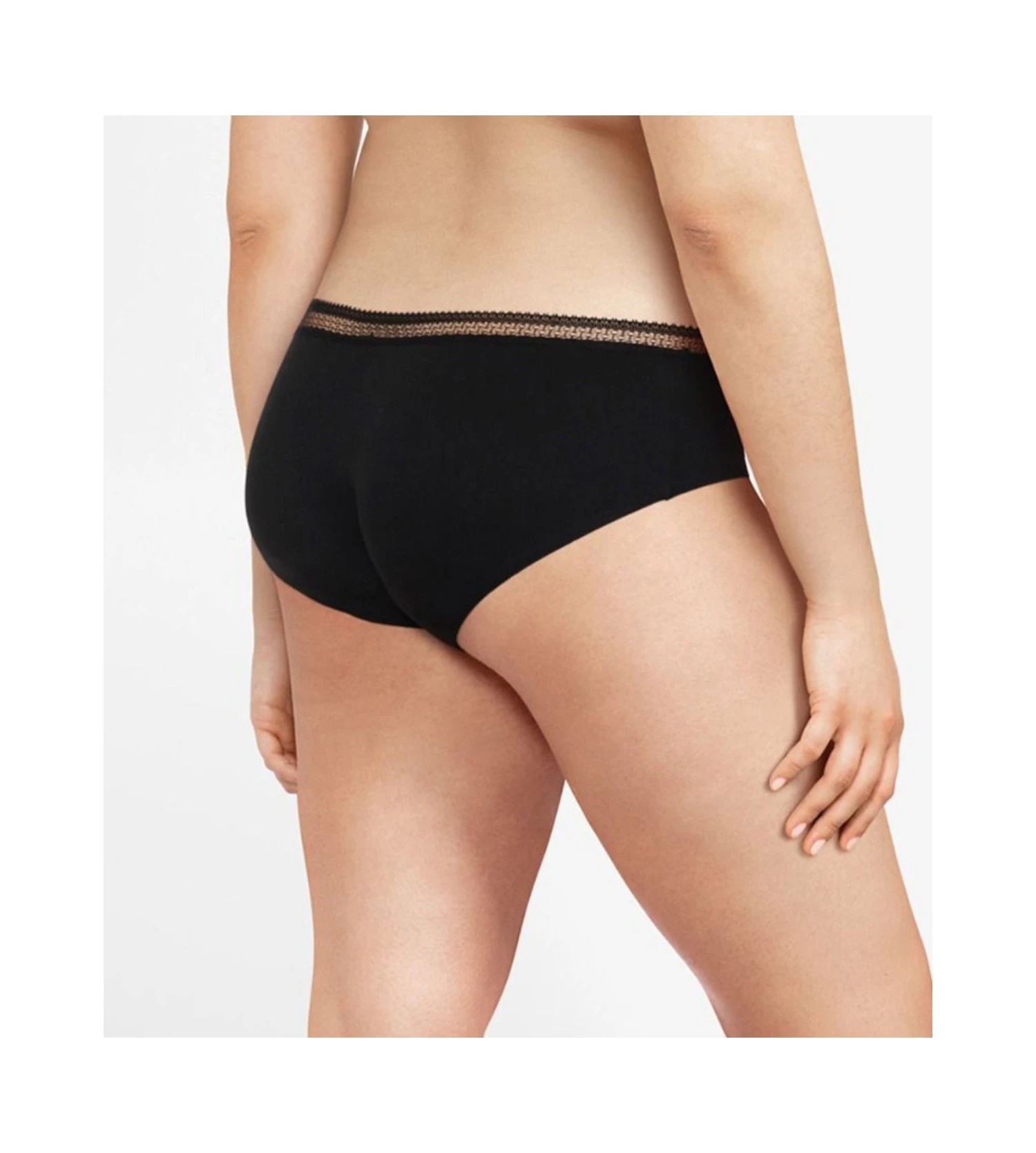 Chantelle Shorty Menstruel LifePeriod Graphic Noir 2 Chantelle Shorty Menstruel LifePeriod Graphic Noir – Image 2