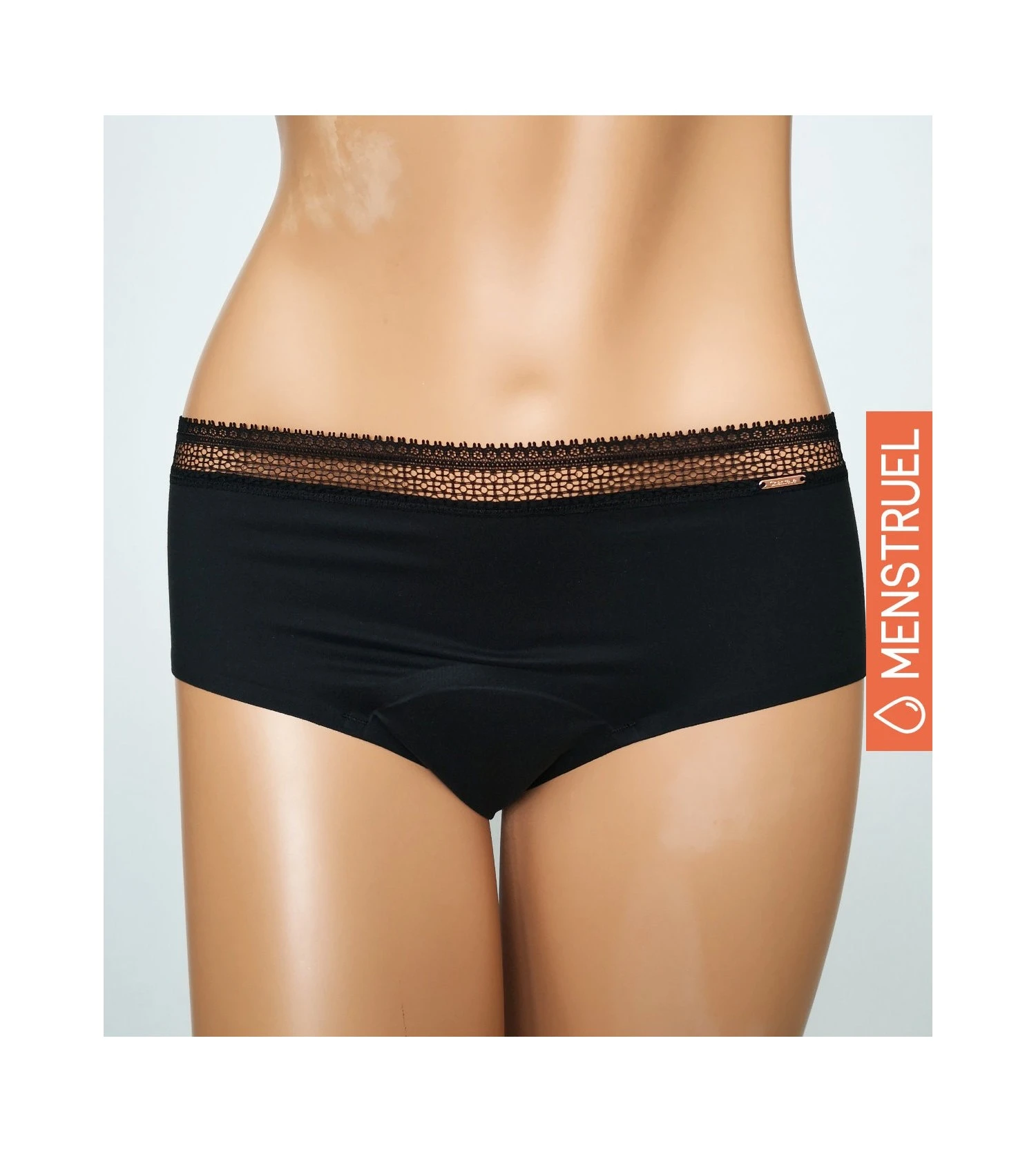 Chantelle Shorty Menstruel LifePeriod Graphic Noir 4 Chantelle Shorty Menstruel LifePeriod Graphic Noir – Image 4