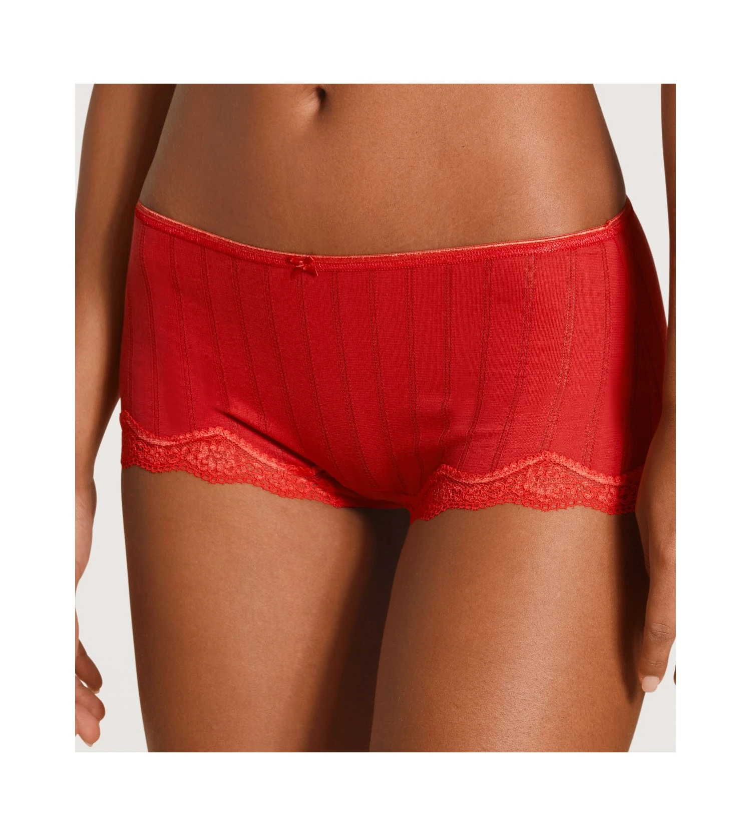 Calida Shorty Rayé Dentelle Etude Toujours Summer Red 1 Calida Shorty Rayé Dentelle Etude Toujours Summer Red