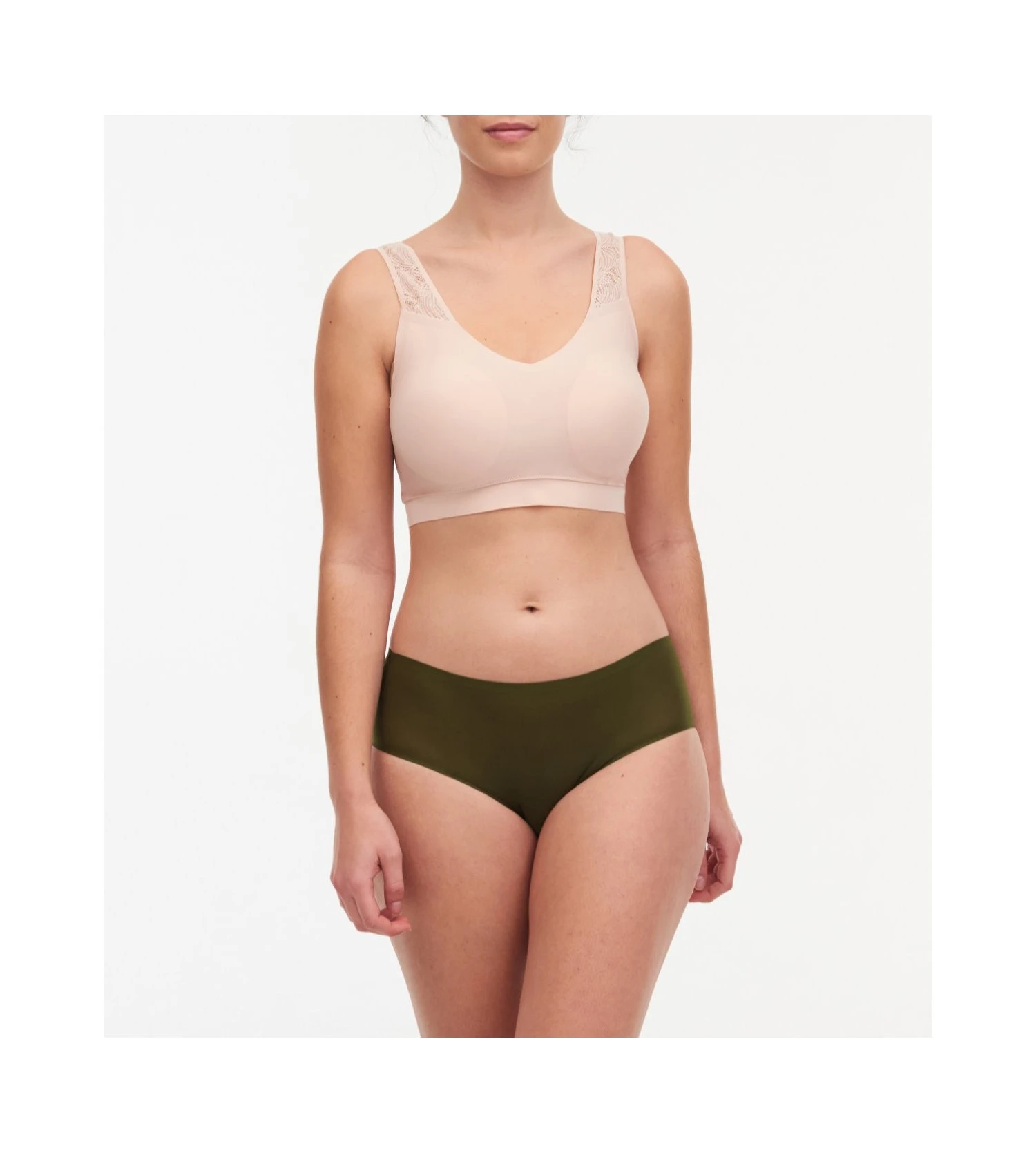 Chantelle Shorty Softstretch Kaki 5 Chantelle Shorty Softstretch Kaki – Image 5