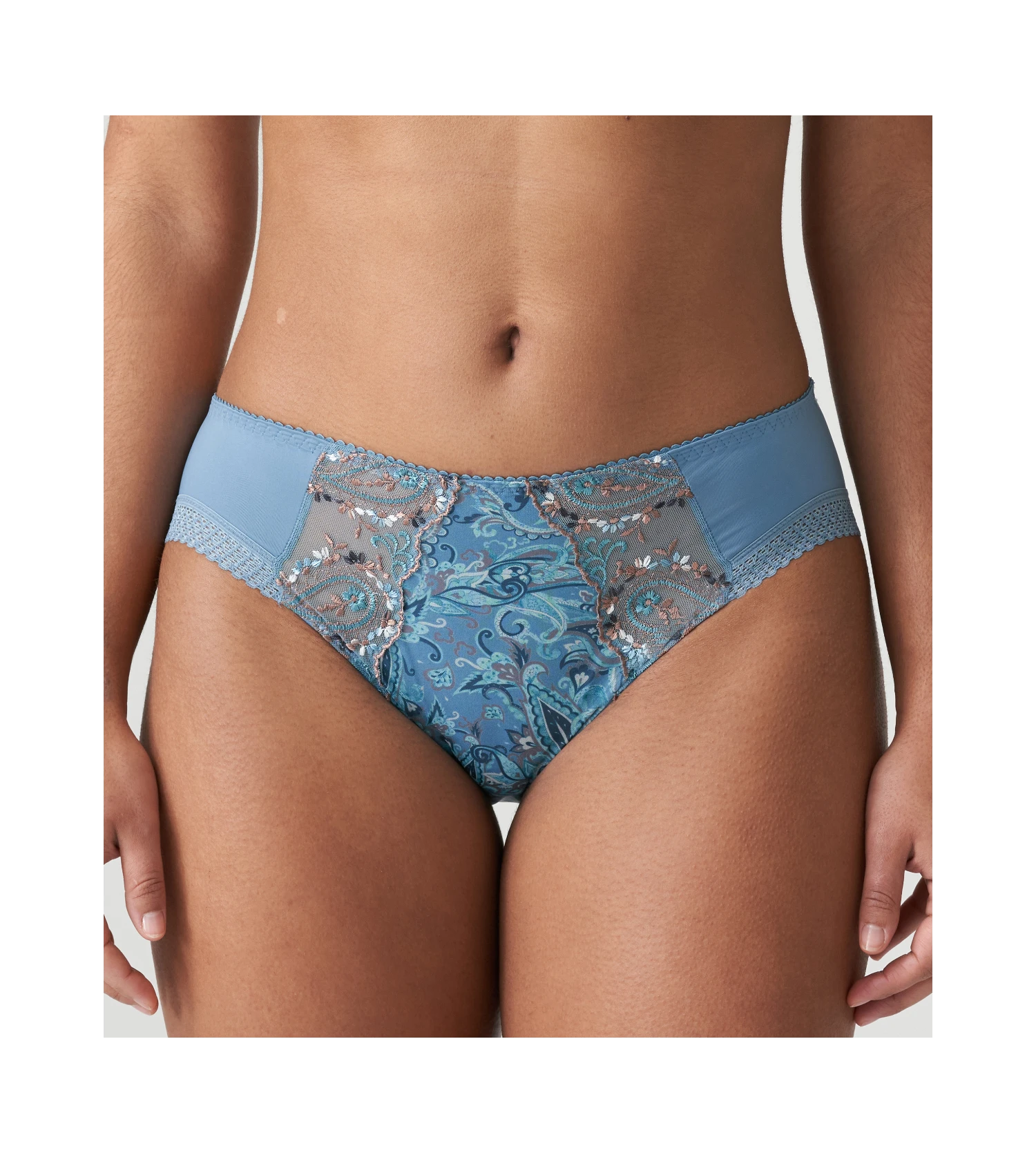 PRIMA DONNA Slip Brésilien Alalia Automn Blue 2 PRIMA DONNA Slip Brésilien Alalia Automn Blue – Image 2