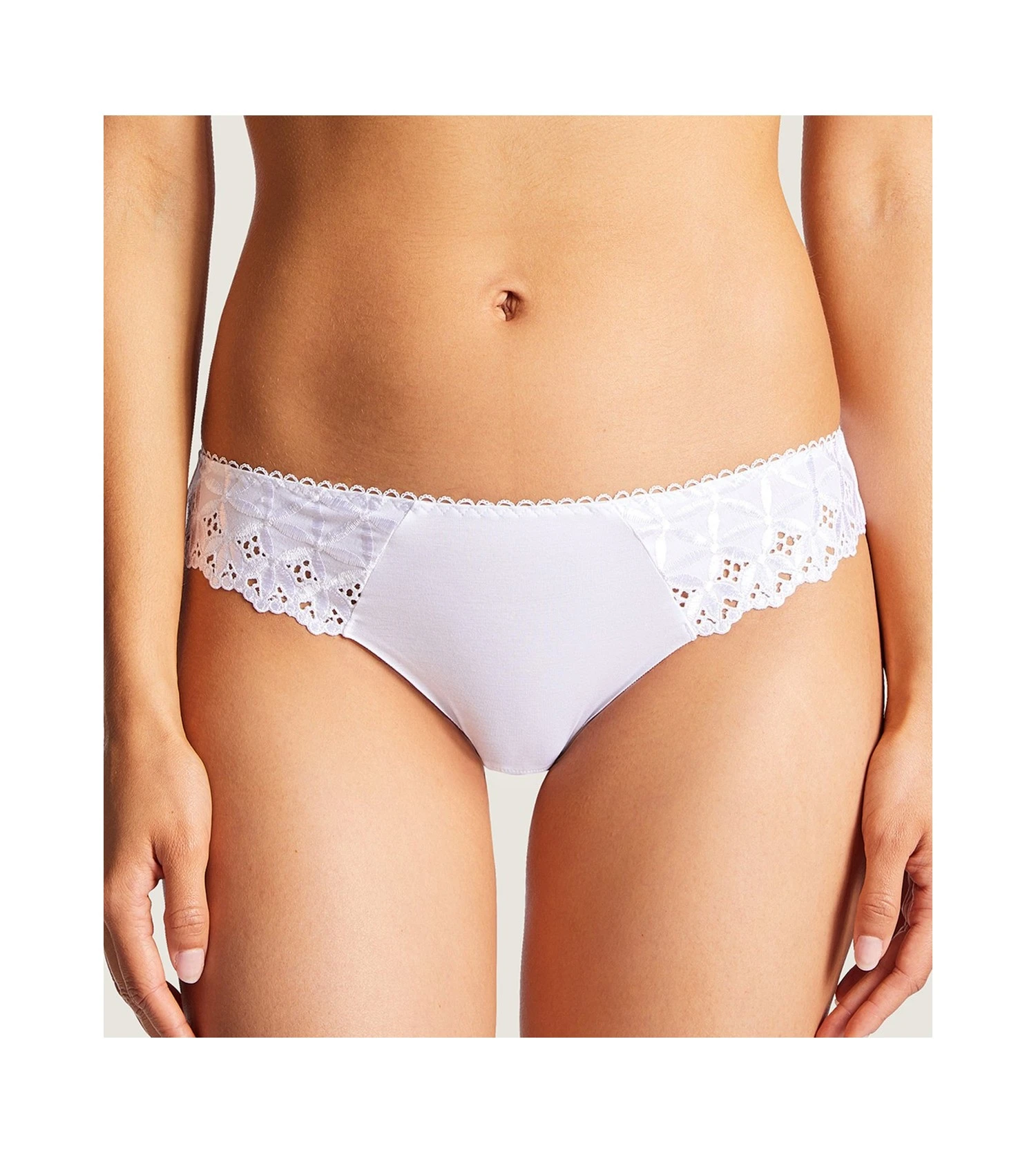 Aubade Slip Brésilien Bahia & Moi BLANC 2 Aubade Slip Brésilien Bahia & Moi BLANC – Image 2