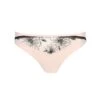 MARIE JO Slip Brésilien Brodé Noorah Black & Blush