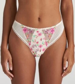 MARIE JO Slip Brésilien Chen PEARLED IVORY -Calida Soldes Magasin slip bresilien chen pearled ivory 3