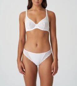 MARIE JO Slip Brésilien Christy BLANC -Calida Soldes Magasin slip bresilien christy blanc 2