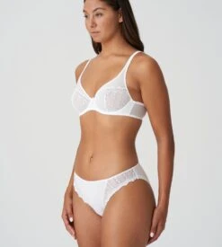 MARIE JO Slip Brésilien Christy BLANC -Calida Soldes Magasin slip bresilien christy blanc 3