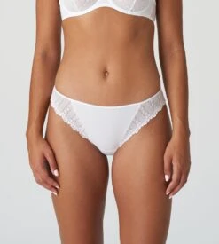 MARIE JO Slip Brésilien Christy BLANC -Calida Soldes Magasin slip bresilien christy blanc 5