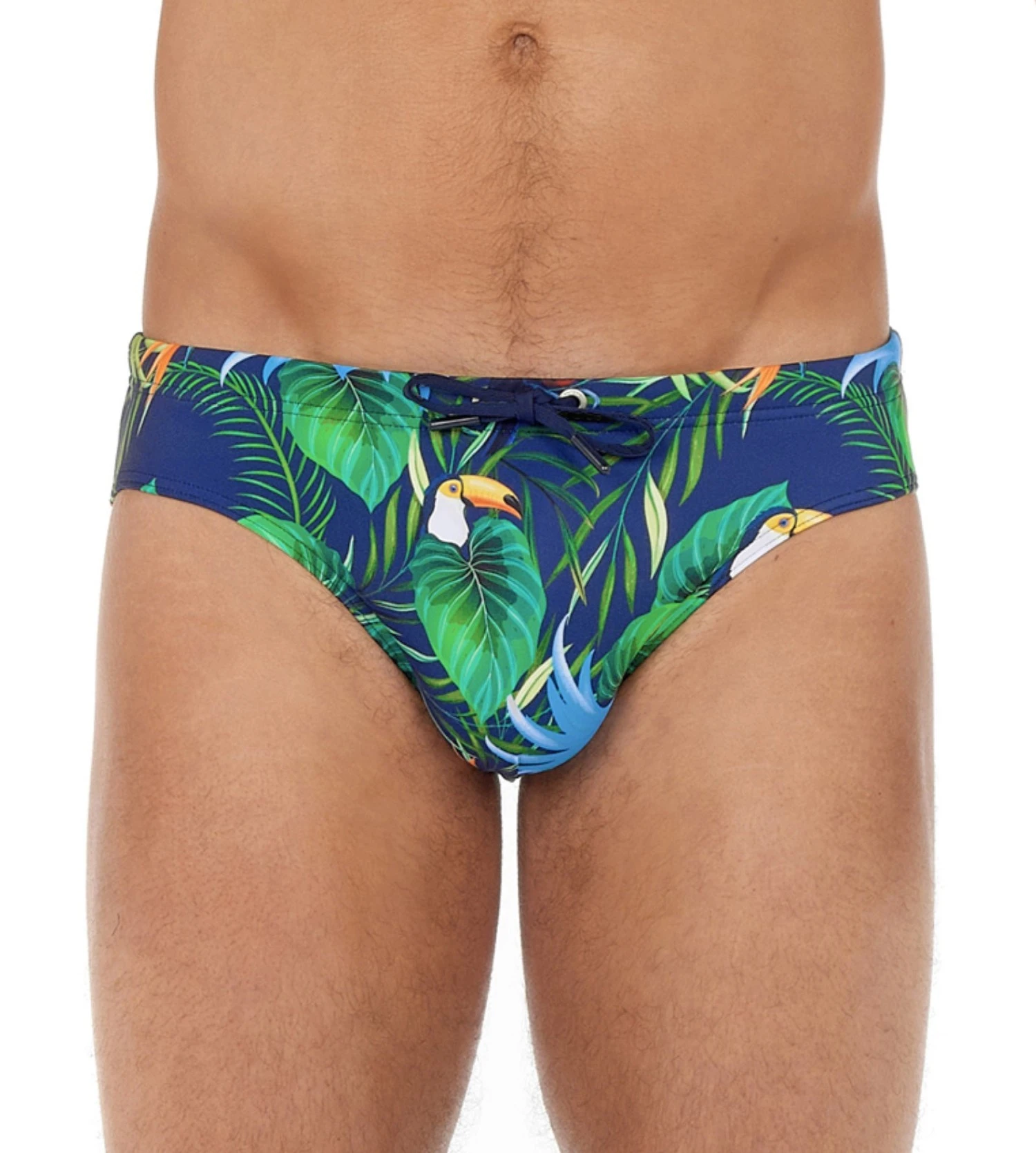 Hom Slip De Bain Mini Toucan P0RA Navy Print 2 Hom Slip De Bain Mini Toucan P0RA Navy Print – Image 2