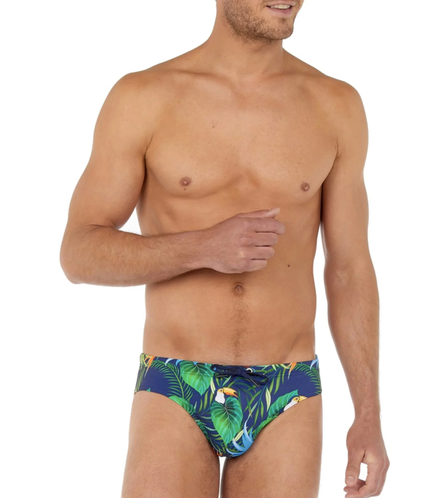 Hom Slip De Bain Mini Toucan P0RA Navy Print 1 Hom Slip De Bain Mini Toucan P0RA Navy Print