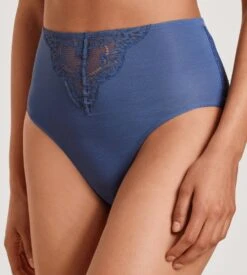 Calida Slip Haut Modal Deluxe Marine Water Blue -Calida Soldes Magasin slip haut modal deluxe 427 marine water blue 2