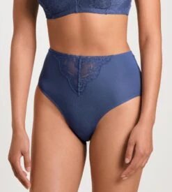 Calida Slip Haut Modal Deluxe Marine Water Blue -Calida Soldes Magasin slip haut modal deluxe 427 marine water blue 4