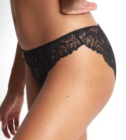 Aubade Slip Italien Flowermania NOIR -Calida Soldes Magasin slip italien flowermania noir 3