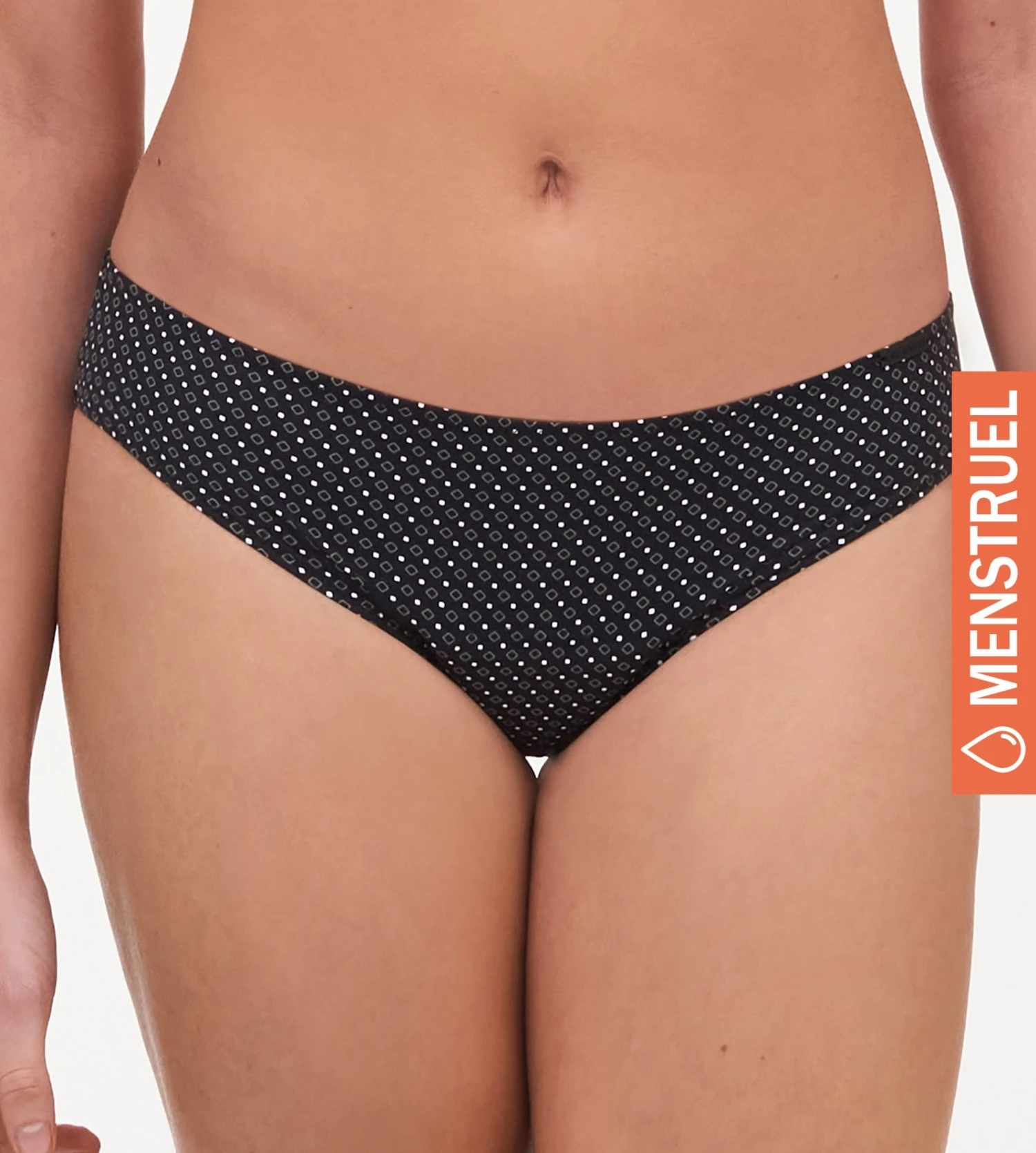 Chantelle Slip Menstruel PERIOD PANTY Noir Bicolore 4 Chantelle Slip Menstruel PERIOD PANTY Noir Bicolore – Image 4