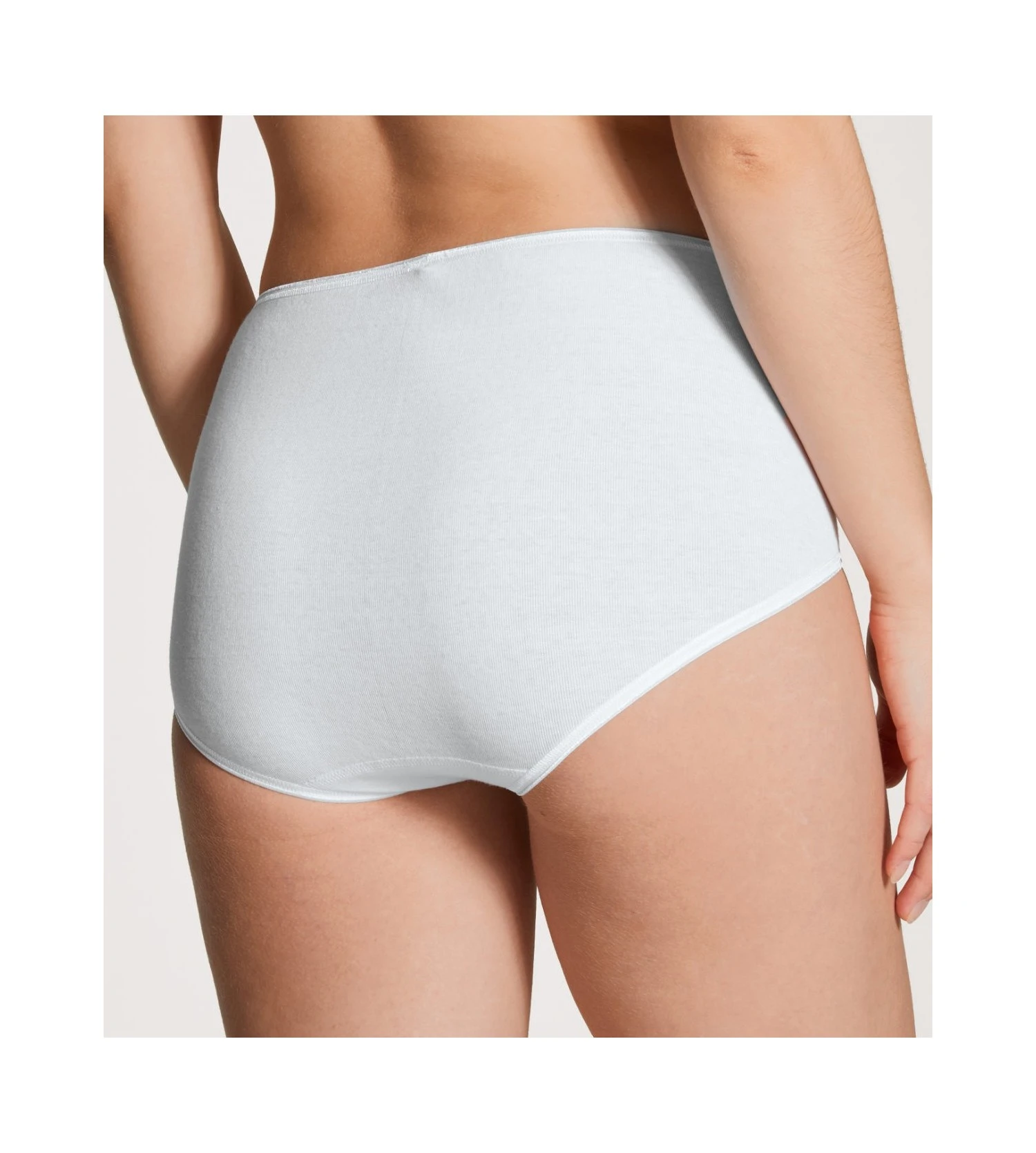 Calida Slip Midi Cotton Desire BLANC 01 2 Calida Slip Midi Cotton Desire BLANC 01 – Image 2