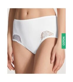 Calida Slip Midi Cotton Desire BLANC 01