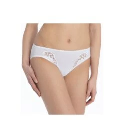 Calida Slip Mini En Coton Feminin Sense BLANC 01