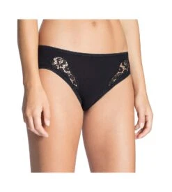 Calida Slip Mini En Coton Feminin Sense NOIR 992