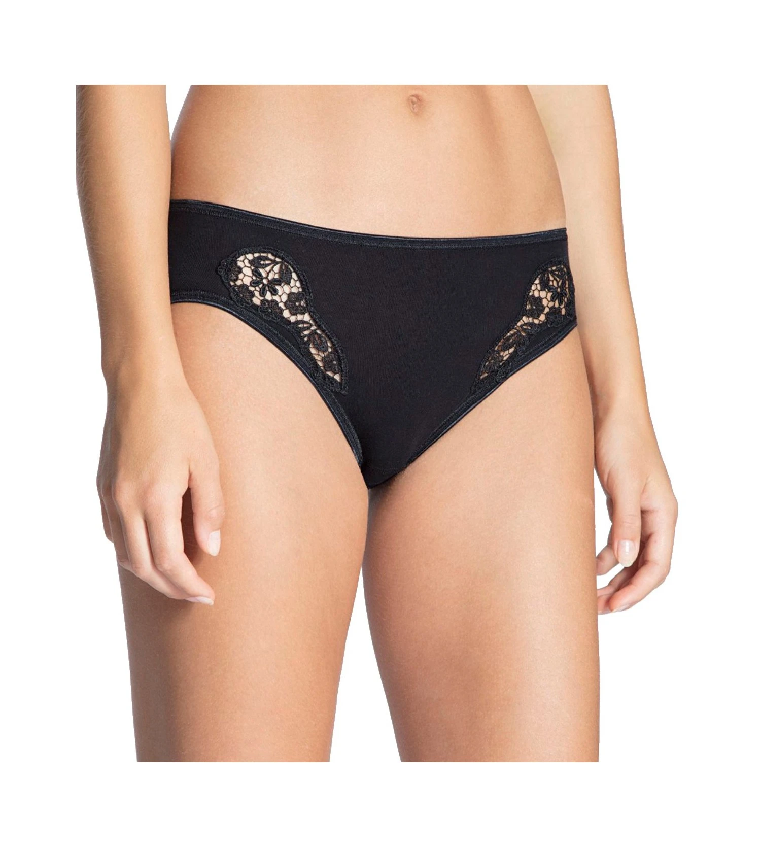 Calida Slip Mini En Coton Feminin Sense NOIR 992 1 Calida Slip Mini En Coton Feminin Sense NOIR 992