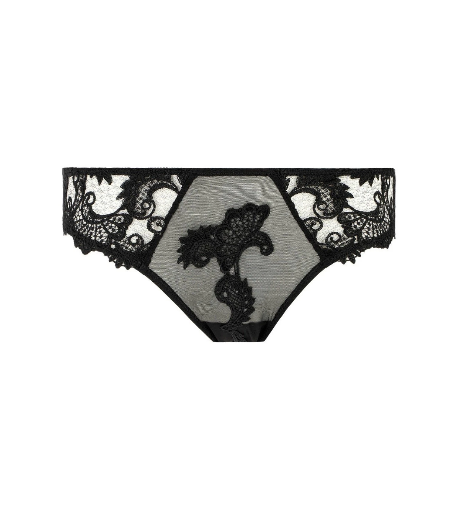 Slip Séduction Dressing Floral NOIR 1 Slip Séduction Dressing Floral NOIR