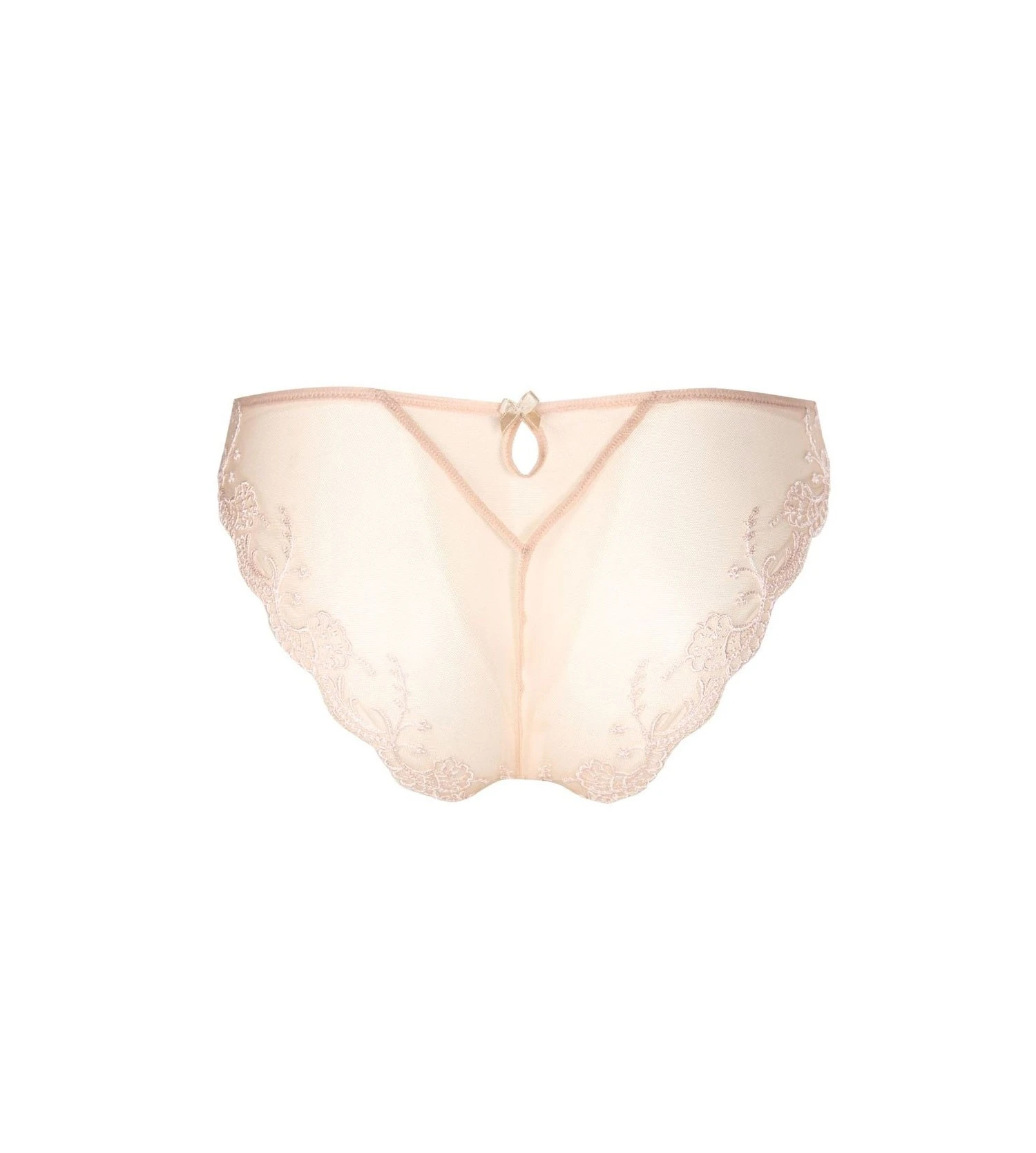 Slip Séduction Splendeur Soie NUDE 2 Slip Séduction Splendeur Soie NUDE – Image 2