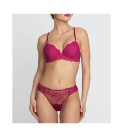 Slip Séduction Sublime En Dentelle Fuchsia Sublime -Calida Soldes Magasin slip seduction sublime en dentelle fuchsia sublime 5