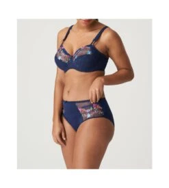 PRIMA DONNA Slip Taille Haute Galbant Brodé Sedaine Water Blue 13 PRIMA DONNA Slip Taille Haute Galbant Brodé Sedaine Water Blue -Calida Soldes Magasin slip taille haute brode sedaine water blue 6