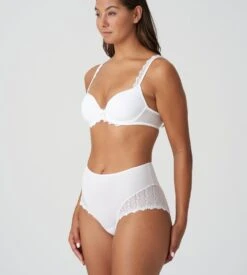 MARIE JO Slip Taille Haute Christy BLANC -Calida Soldes Magasin slip taille haute christy blanc 3