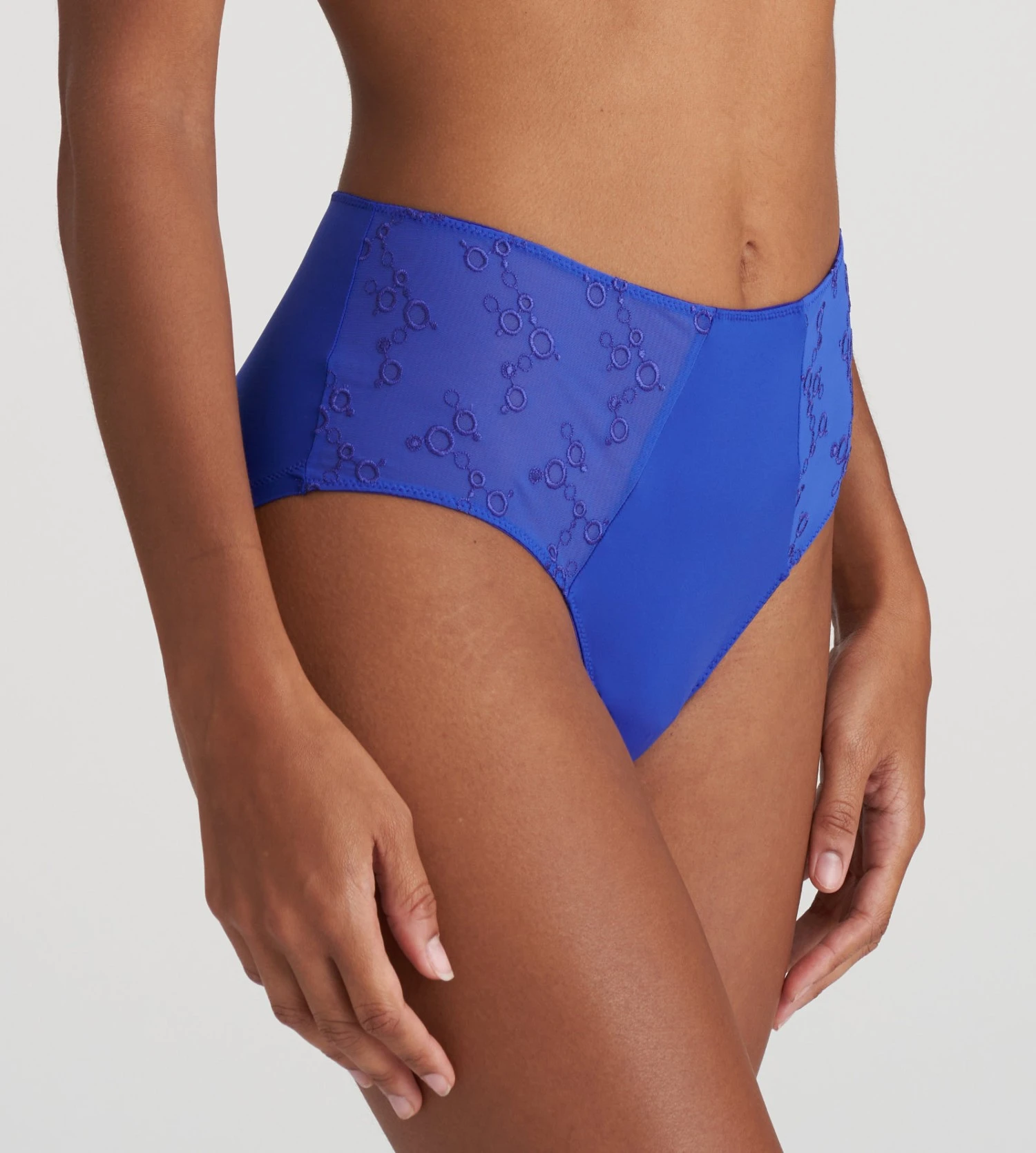MARIE JO Slip Taille Haute Nellie Bleu Electrique 2 MARIE JO Slip Taille Haute Nellie Bleu Electrique – Image 2