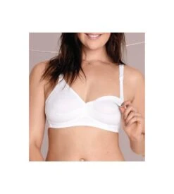 ANITA Soutien-gorge D'allaitement Sans Armatures Maternity BLANC -Calida Soldes Magasin soutien gorge allaitement sans arm 666blanc 4