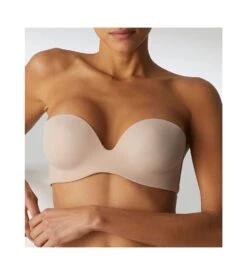 Simone Perele Soutien-gorge Bandeau Essentiel Peau Rosée -Calida Soldes Magasin soutien gorge bandeau essentiel 739 peau rosee 2