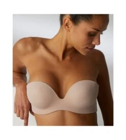 Simone Perele Soutien-gorge Bandeau Essentiel Peau Rosée -Calida Soldes Magasin soutien gorge bandeau essentiel 739 peau rosee 6