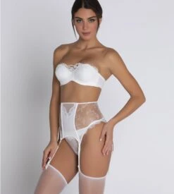 Soutien-gorge Bandeau Coques Source Beauté Ecru Nacre -Calida Soldes Magasin soutien gorge bandeau source beaute ecru nacre 3