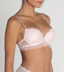 Soutien-gorge Coques Sublime En Dentelle - Rose Sublime -Calida Soldes Magasin soutien gorge coques 2479 rose 2