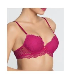 Soutien-gorge Coques Sublime En Dentelle Fuchsia Sublime -Calida Soldes Magasin soutien gorge coques fuchsia sublime 4