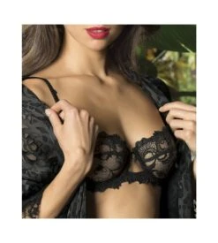 Soutien-gorge Corbeille Dressing Floral NOIR