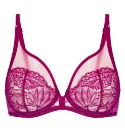 Simone Perele Soutien-gorge Décolleté Plongeant Exotica Framboise