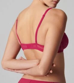 Simone Perele Soutien-gorge Décolleté Plongeant Exotica Framboise -Calida Soldes Magasin soutien gorge decollete plongeant framboise 3