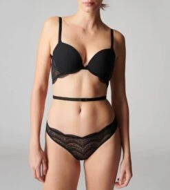 Simone Perele Soutien-gorge Dos Nu Multi-positions Karma Noir -Calida Soldes Magasin soutien gorge dos nu multi positions karma noir 4