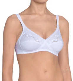 Soutien-gorge Triumph Élasti Cross + Cotton Blanc