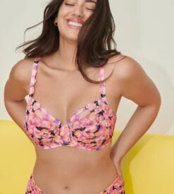 Soutien-gorge Emboîtant Via Alegre Peony Pink -Calida Soldes Magasin soutien gorge emboitant via alegre peony pink 5