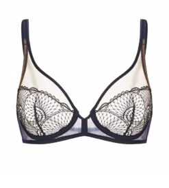 Simone Perele Soutien-gorge Plongeant Reflet Minuit