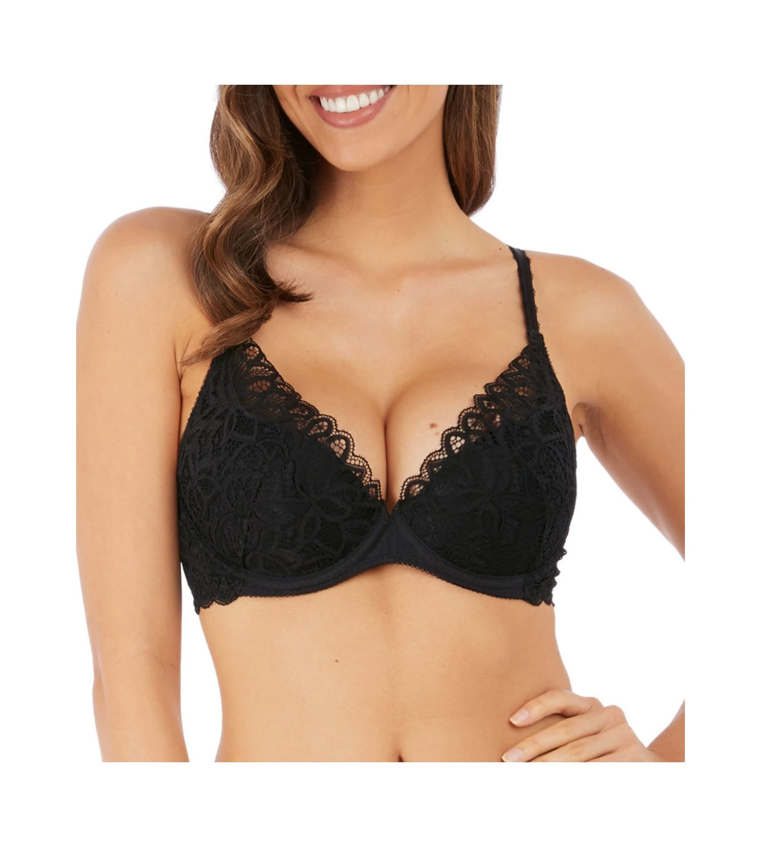 Wacoal Soutien-gorge Push-up Raffine NOIR 3 Wacoal Soutien-gorge Push-up Raffine NOIR – Image 3