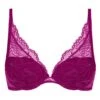Simone Perele Soutien-gorge Push-up Triangle Exotica Framboise